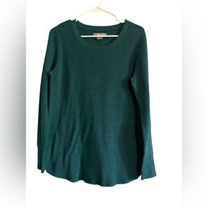 Natural Reflections Dark Teal Crewneck Sweater